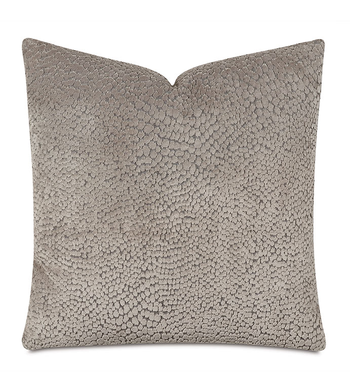  22X22 ROQUEFORT DECORATIVE PILLOW IN STONE