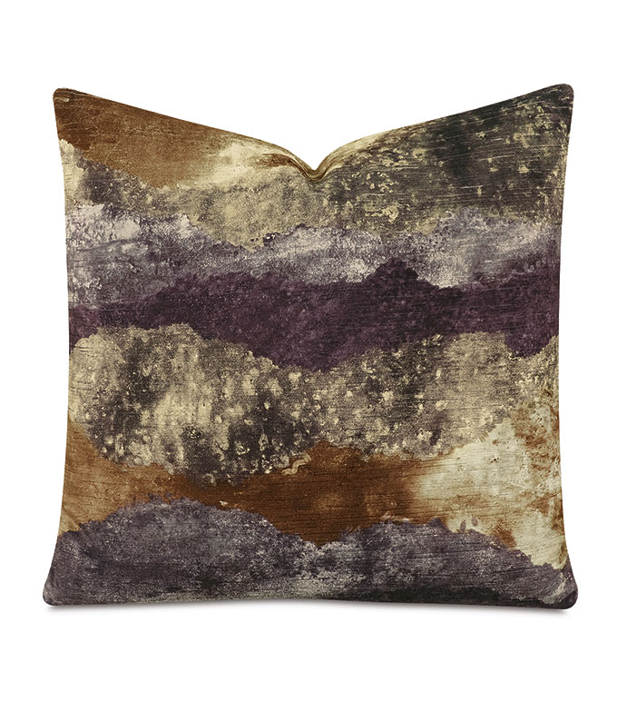  22X22 STORM VELVET DECORATIVE PILLOW