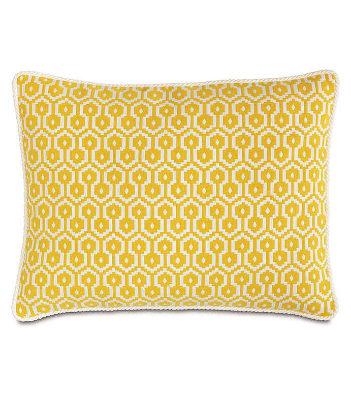  20X27 ZUNI LEMON STANDARD SHAM