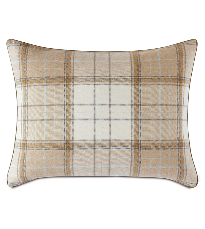 µ 20X27 ALDRICH PLAID STANDARD SHAM