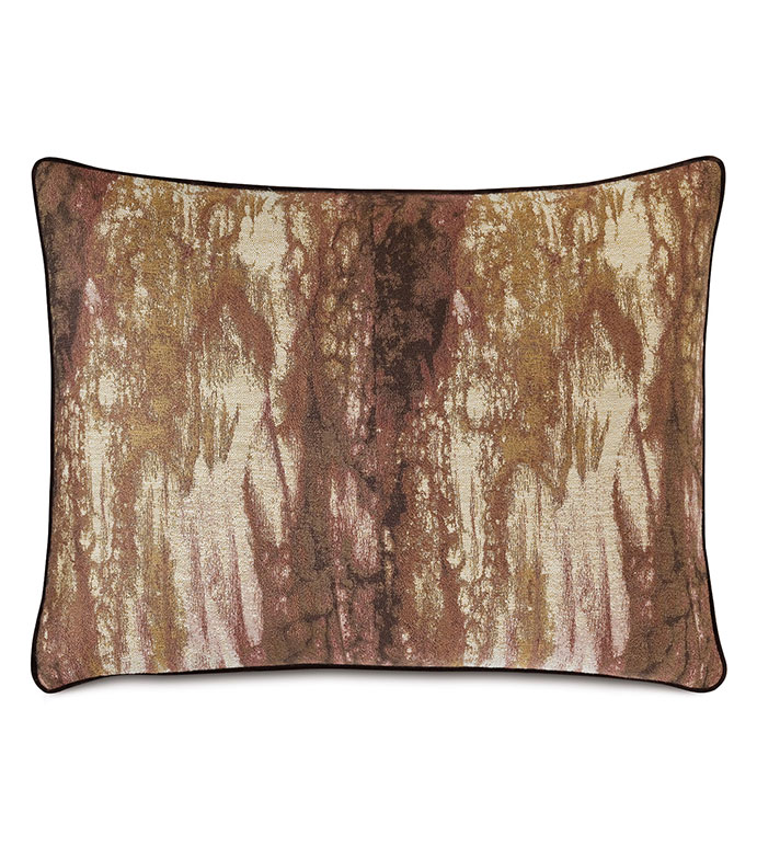 ʯ 20X27 FOSSIL MARBLED STANDARD SHAM