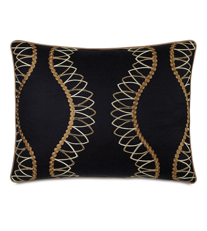  20X27 MIDORI EMBROIDERED STANDARD SHAM
