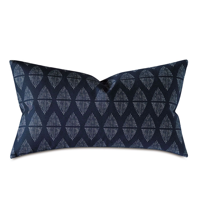 ն 13X22 BRIDGEHAMPTON GEOMETRIC PRINT DECORATIVE PILLOW