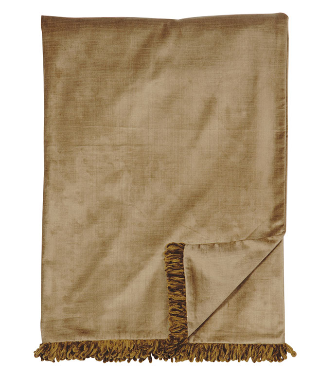 ͽ 53X80 LUCERNE GOLD THROW