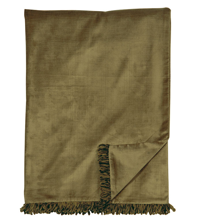 ¬ɭ 53X80 LUCERNE OLIVE THROW