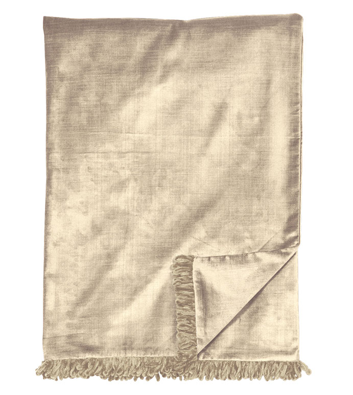 ¬ɭ 53X80 LUCERNE TAUPE THROW