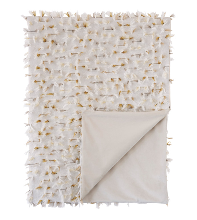  53X80 SPROUSE FEATHERY THROW