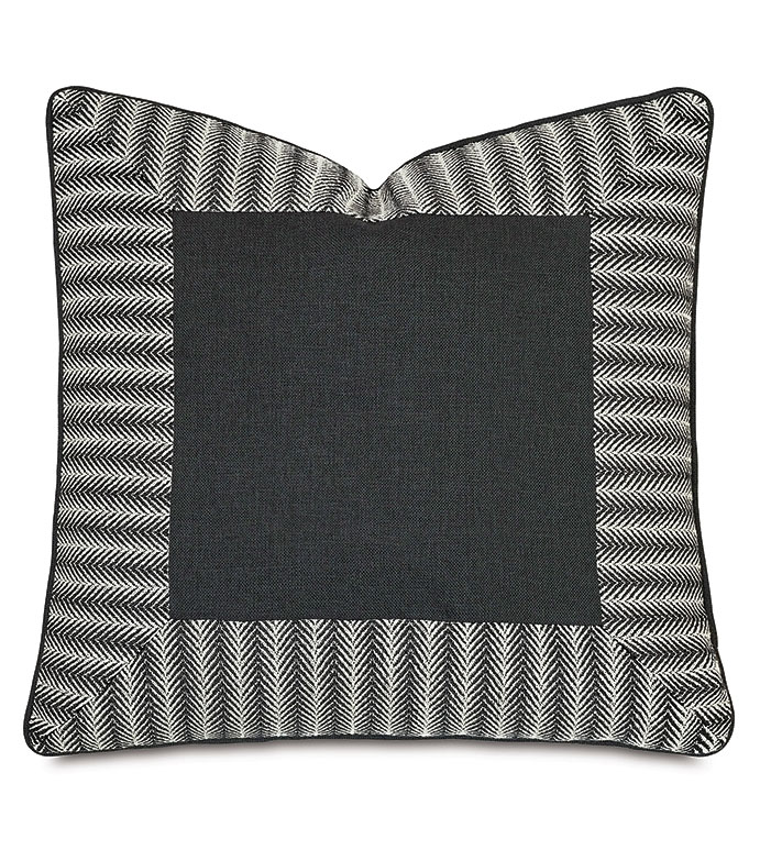 ˹ 20X20 TAOS MITERED BORDER DECORATIVE PILLOW