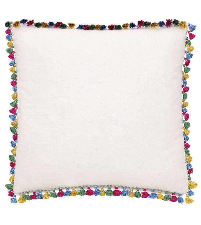 ŵ 20X20 BREEZE SHELL W/TASSEL TRIM