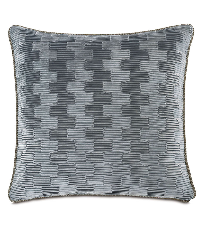 ׵ 22X22 VALENTINA PLEATED DECORATIVE PILLOW