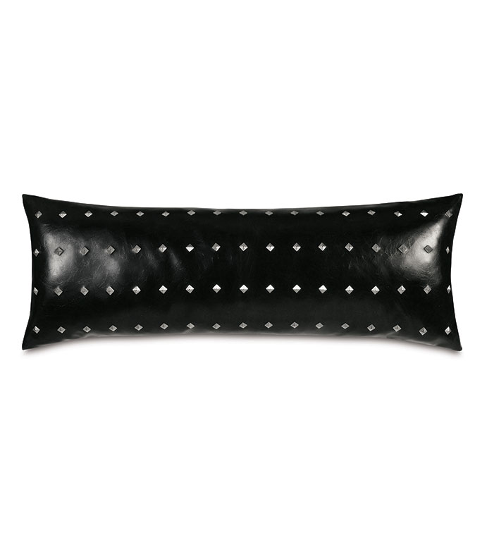  13X36 ZELDA STUDDED DECORATIVE PILLOW