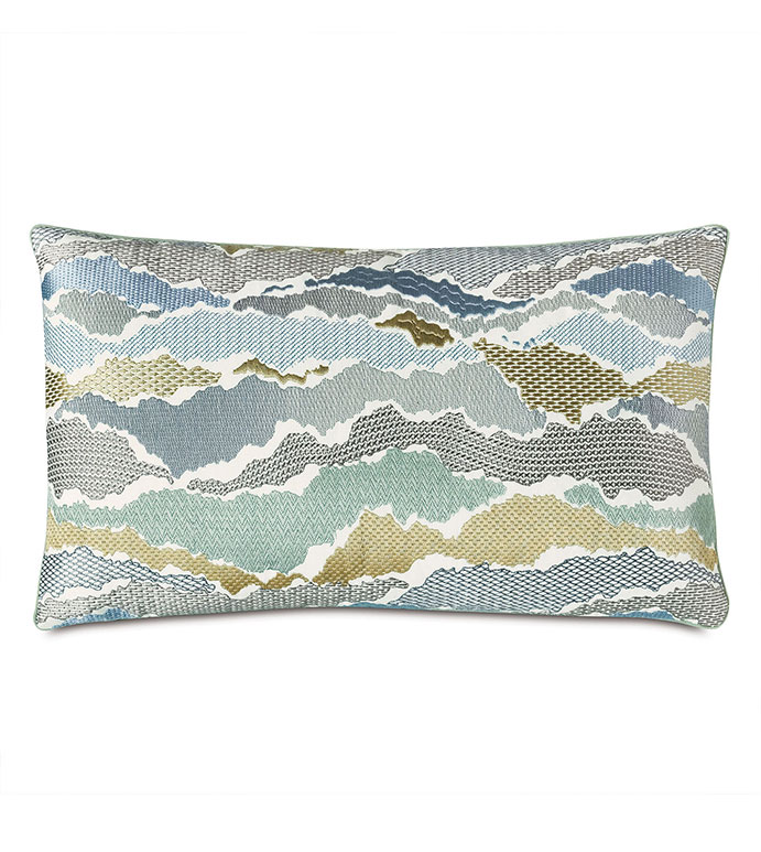  13X22 ZEPHYR EMBROIDERED DECORATIVE PILLOW