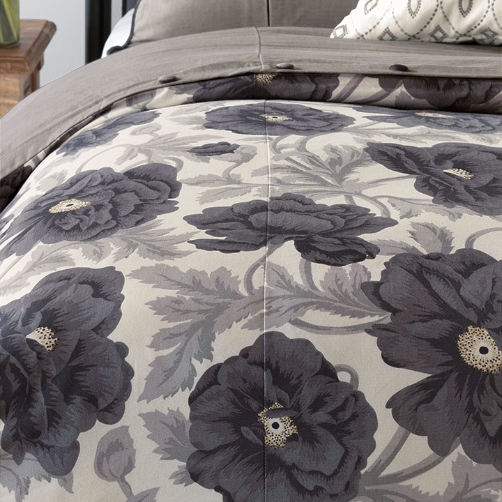 Midnight Poppy Duvet Cover & Comforter  & ޱ