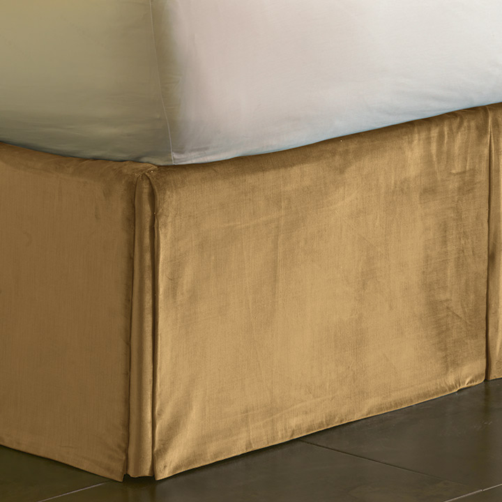 Lucerne Solid Velvet Bed Skirt ȹ