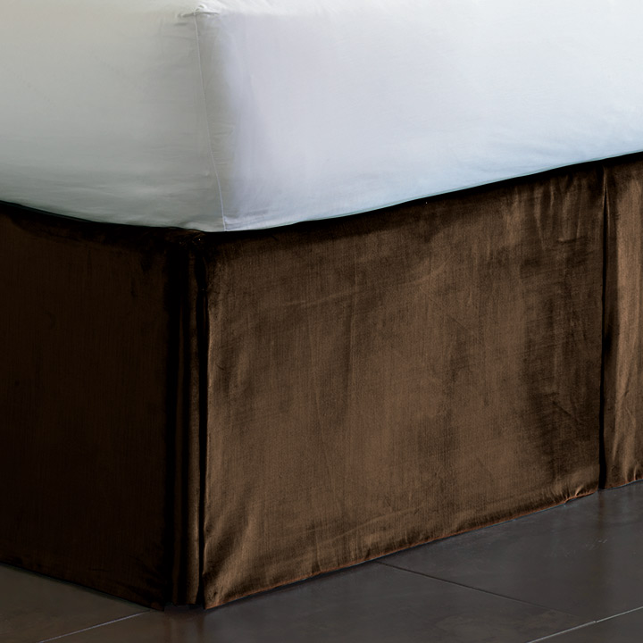 Lucerne Solid Velvet Bed Skirt ȹ