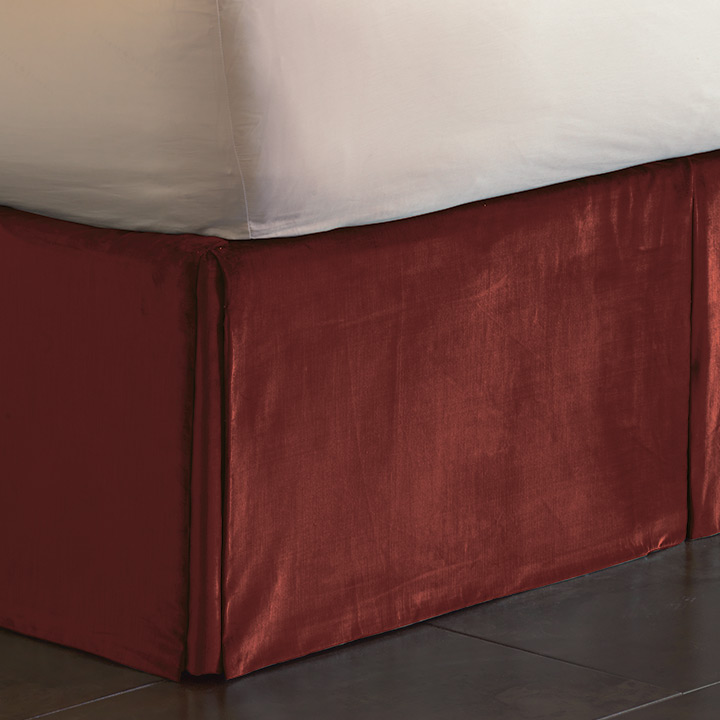 Lucerne Solid Velvet Bed Skirt ȹ