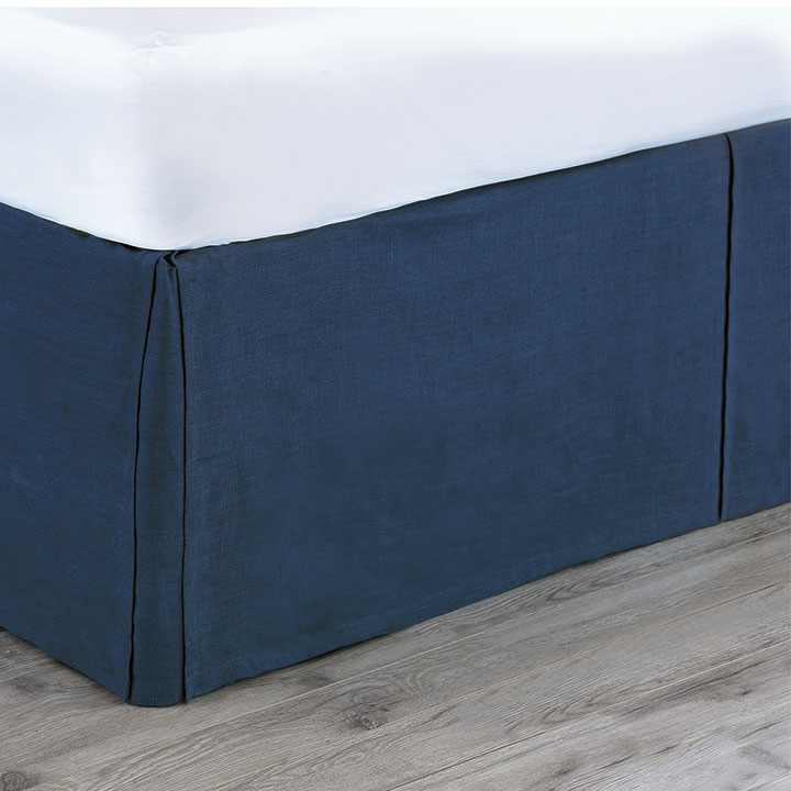 Kiku Indigo Mashup Bed Skirt ȹ