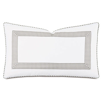 -ǳɫ 13X22 MALAYA GINGHAM DECORATIVE PILLOW IN FAWN