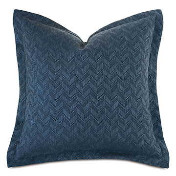  27X27 CLAIRE CHEVRON EURO SHAM