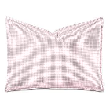 -ɫ 20X27 MALAYA GINGHAM STANDARD SHAM IN PETAL