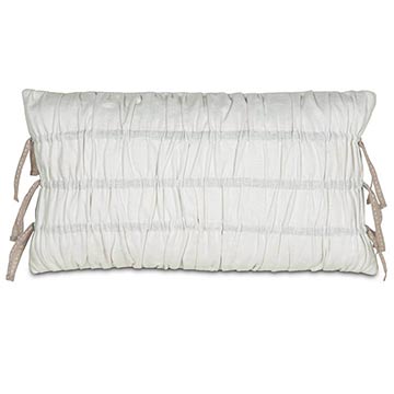  13X22 BREEZE WHITE RUCHED