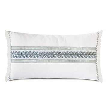  15X26 AMBERLYNN HORIZONTAL LEAF DECRATIVE PILLOW