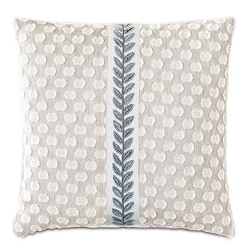  20X20 AMBERLYNN APPLIQUE DECORATIVE PILLOW