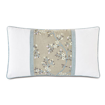  15X26 AMBERLYNN EMBROIDERED INSERT DECRATIVE PILLOW