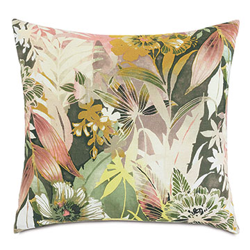 ˿ 22X22 FELICITY FLORAL DECORATIVE PILLOW