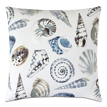 ˹ 22X22 PERSEA SEASHELL DECORATIVE PILLOW