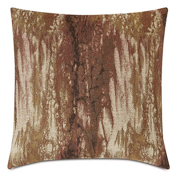 ʯ 22X22 FOSSIL MARBLED DECORATIVE PILLOW