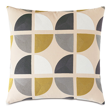 ķ 22X22 CAMDEN CITRON DECORATIVE PILLOW