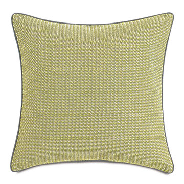 ˿ 20X20 FELICITY WELT DECORATIVE PILLOW