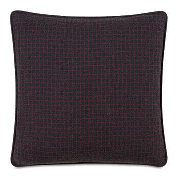  20X20 BISHOP FLANNEL DECORATIVE PILLOW