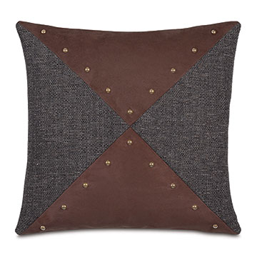  20X20 ROCCO COLORBLOCK DECORATIVE PILLOW