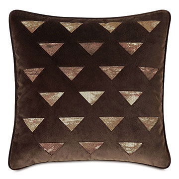 ʯ 20X20 FOSSIL LASERCUT DECORATIVE PILLOW