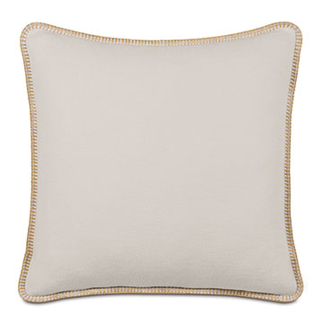 ɭ 20X20 PATTINSON BLANKET STITCH DECORATIVE PILLOW