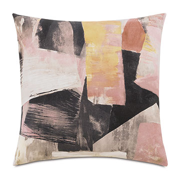  22X22 ALMA ABSTRACT DECORATIVE PILLOW