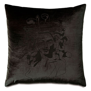 ŷʱ 22X22 ANTIQUITY MEDUSA DECORATIVE PILLOW