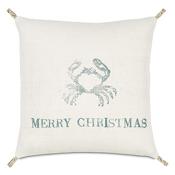  18X18 FESTIVE CRAB