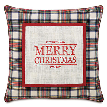 ʥǰϦ 20X20 THE OFFICIAL MERRY CHRISTMAS PILLOW