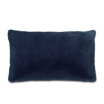 ˹ 13X22 FUR NAVY PILLOW