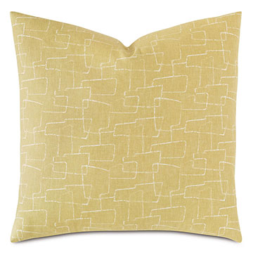 ˫ 22X22 TWIN PALMS ABSTRACT DECORATIVE PILLOW