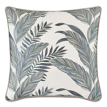  22X22 MONTECITO EMBROIDERED DECORATIVE PILLOW