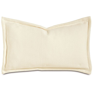  13X22 WILKE IVORY DEC PILLOW