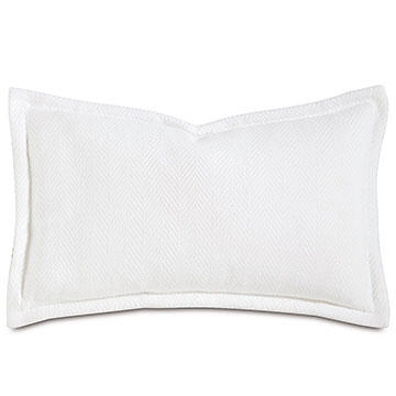  13X22 WILKE WHITE DEC PILLOW