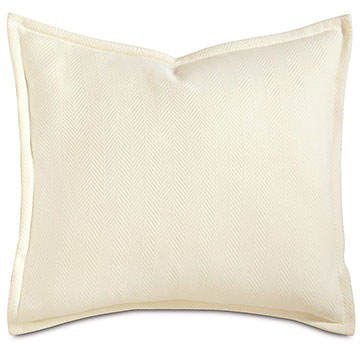  27X27 WILKE IVORY EURO SHAM