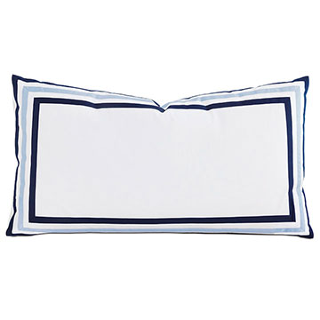 Ķ 21X37 WATERMILL INDIGO KING SHAM