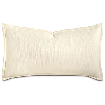  21X37 WILKE IVORY KING SHAM