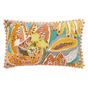 ˿ 13X22 BELIZE TROPICAL DECORATIVE PILLOW